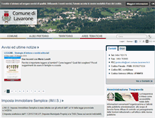 Tablet Screenshot of comune.lavarone.tn.it